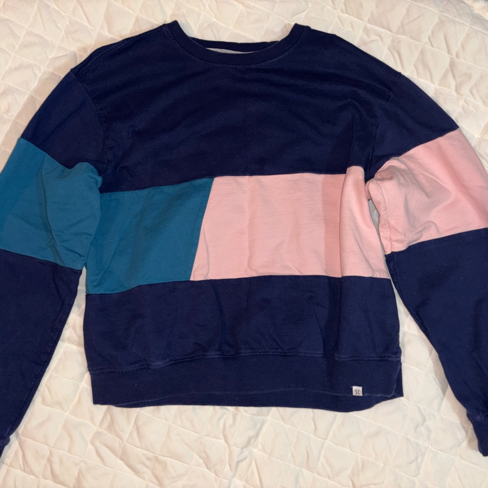 Sovereign Code Navy, Pink, and Teal Sweatshirt